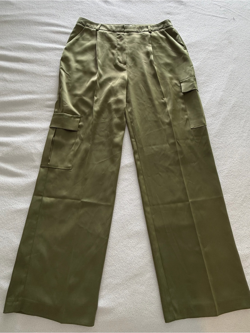 Topshop Olive Green Trousers